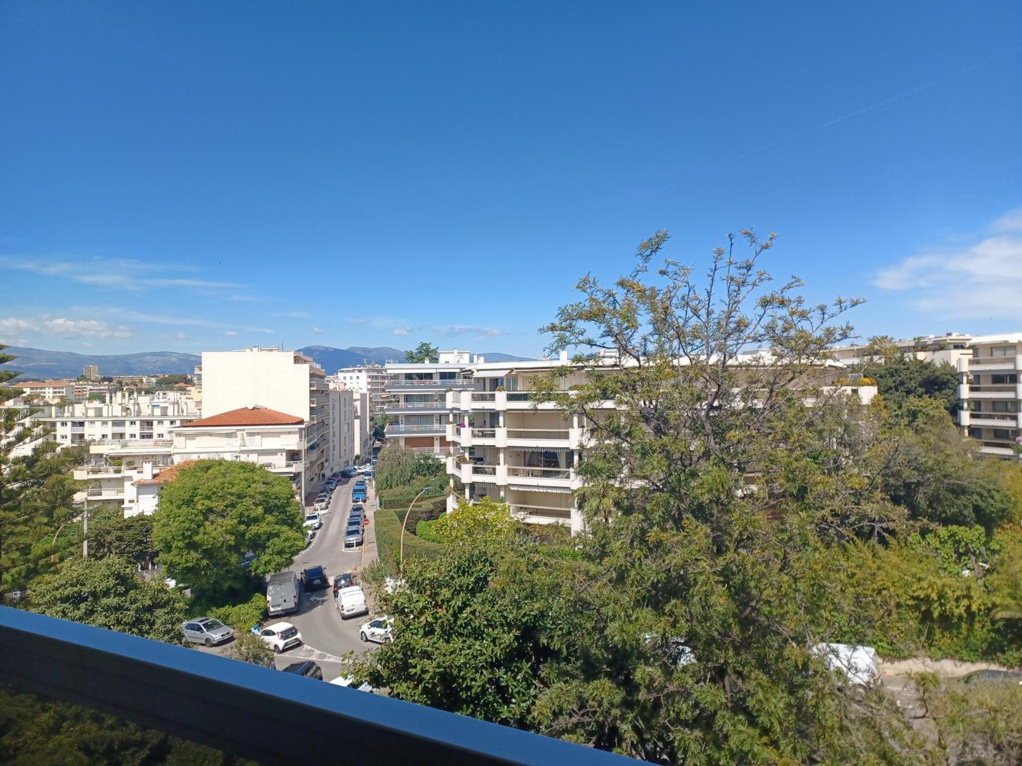 אנטיב Juan Les Pins Tanit Studio Climatise Vue Sur Mer Piscine מראה חיצוני תמונה